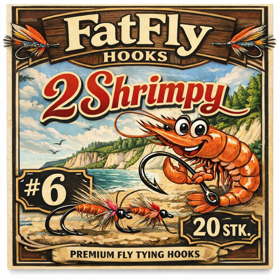 FatFly Hooks - 2 Shrimpy