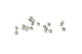 Brass Beads – Silver
